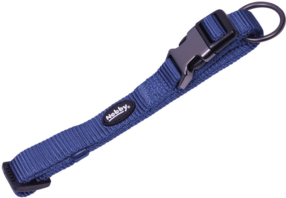 Nobby CLASSIC COMFORT obojek nylon modrý M-L 50-65cm