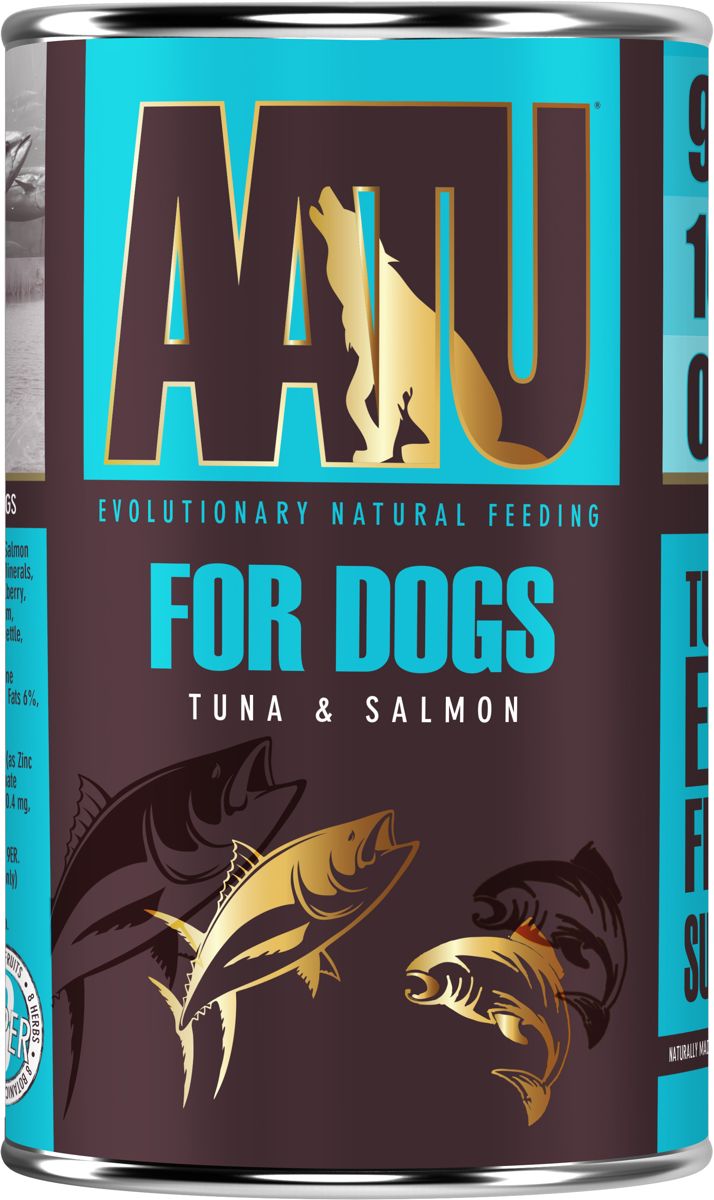 AATU Dog konzerva tuňák a losos 400g