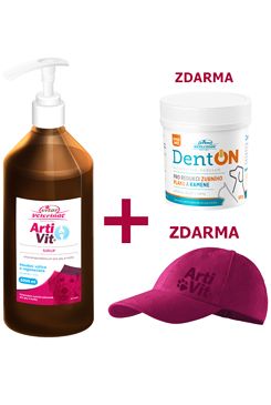VITAR Veterinae ArtiVit Sirup 1000ml+DentON 100g+kšiltovka