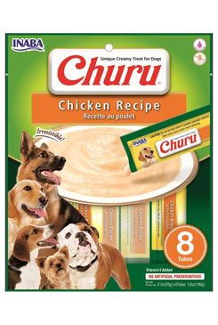 Churu Dog Chicken Recipe pyré pro psy 8x20 g