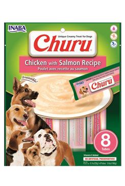 Churu Dog Chicken with Salmon pyré pro psy 8x20 g