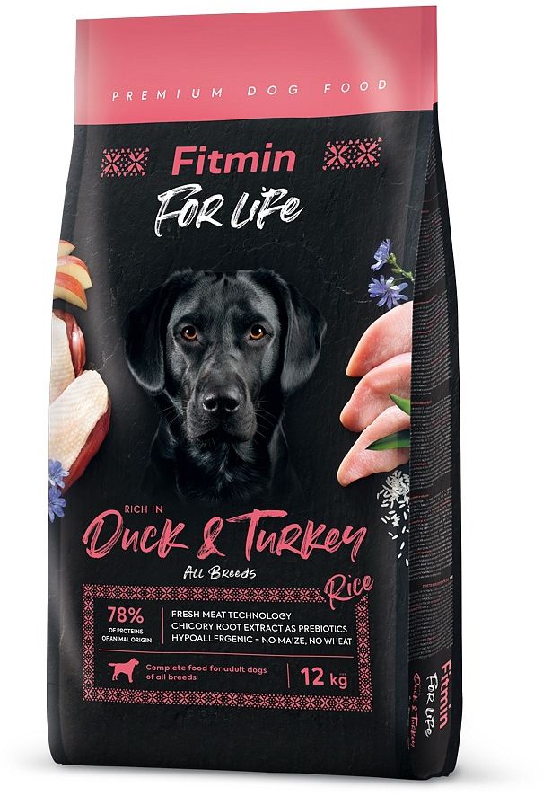 Fitmin For Life Fitmin dog For Life Duck & Turkey 12 kg