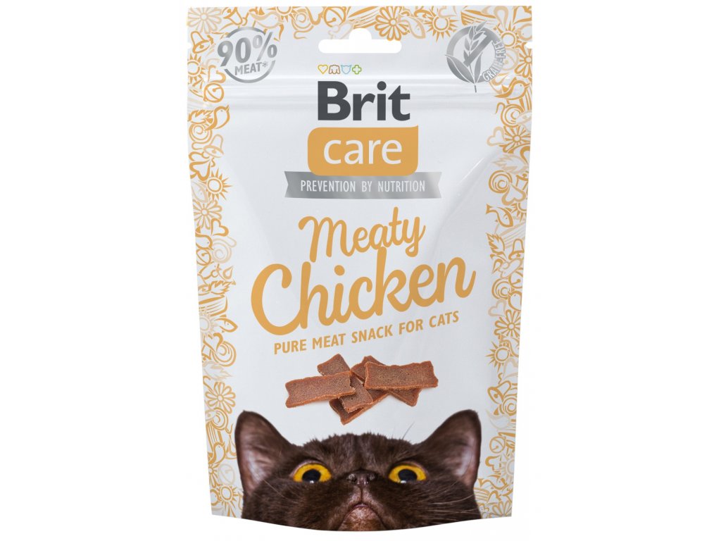 Brit Care Cat Snack Meaty Chicken 50g