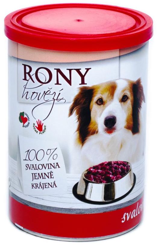 Rony hovězí konzerva pro psy 400g