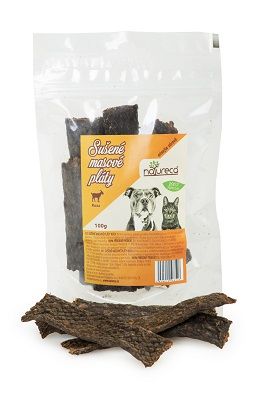 NATURECA 100% Masové pláty Koza pochoutka pro psy a kočky 100g