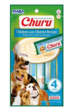 Churu Dog Chicken with Cheese pyré pro psy 4x14 g