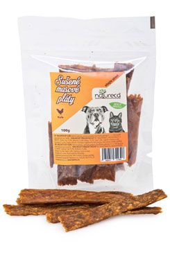 NATURECA 100% masové pláty Kuře pochoutka pro psy a kočky 100g
