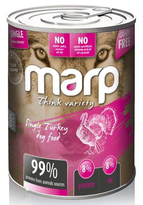 Marp Variety Single Turkey konzerva krůtí 400g