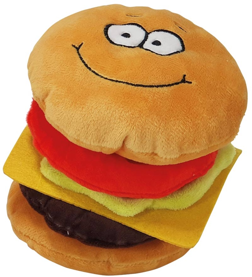 Nobby Classic plyšová hračka pro psy Cheeseburger 15 cm