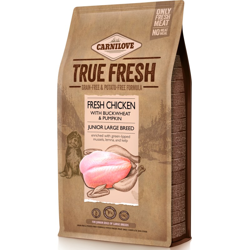 Levně Carnilove True Fresh Chicken Junior Large Breed 1,4 kg