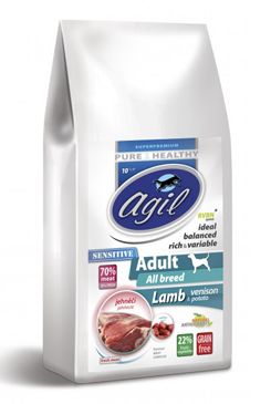 Agil Adult Sensitive Grain Free Lamb, Venision 10 kg