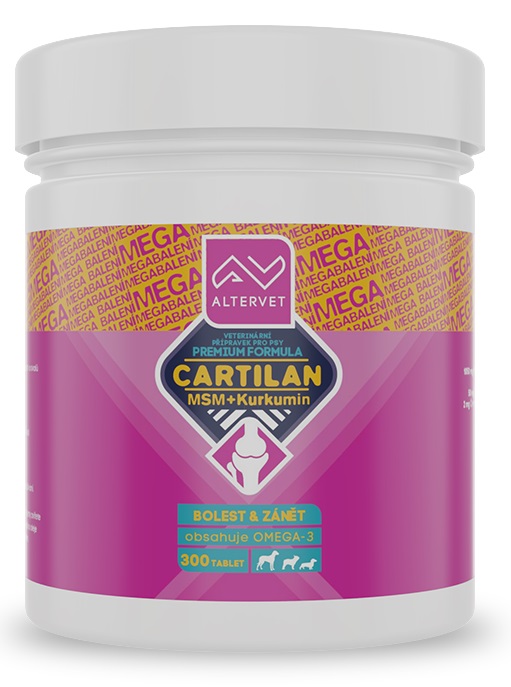 CARTILAN MSM+KURKUMIN Mega 300tbl Altervet