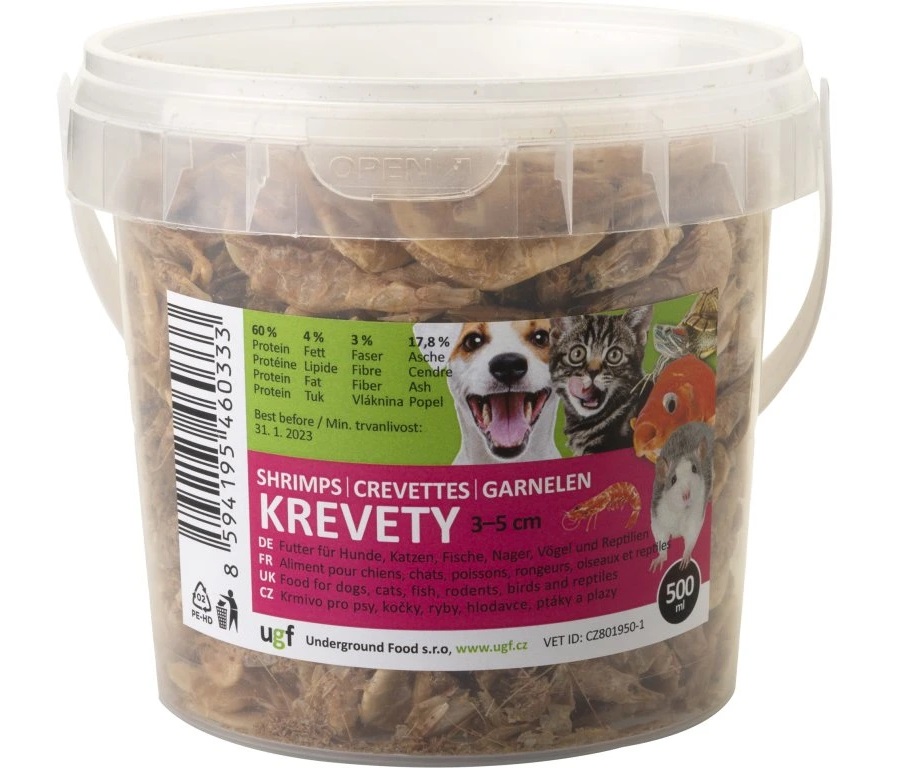 UGF sušené krevety 500ml