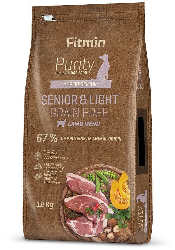 Fitmin Purity Fitmin dog Purity GF Senior & Light Lamb 12kg