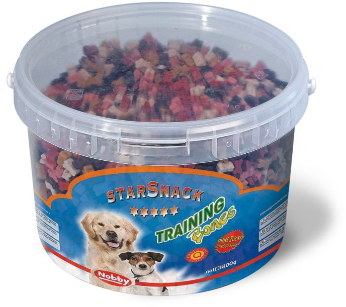 Nobby StarSnack Training Bones kyblík pamlsky pro psa 1,8kg