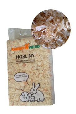 Rabbit&Weed Hobliny podestýlka lis. hrubá TOP RabWeed 30l/0,6 kg