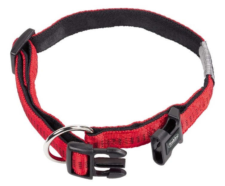 Nobby SOFT GRIP obojek S-M 30-45cm / 20mm červená