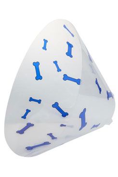 Kruuse Límec ochranný BUSTER plastový Bone modrý 30cm