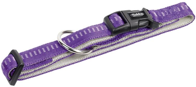 Nobby SOFT GRIP obojek S-M 30-45cm / 20mm fialová