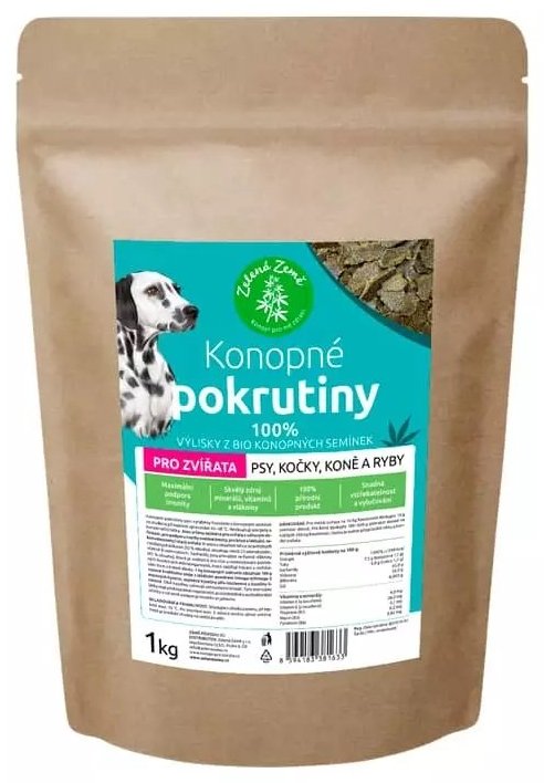 Levně Zelená Země Konopné otruby 1 kg