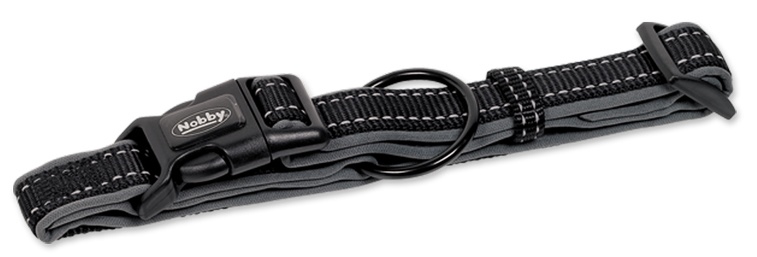 Nobby Classic Reflect Soft obojek XS neoprén 20-30cm černá