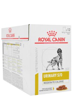Royal Veterinary Diet Dog Urinary S/O Moderate Calorie 12 x 100 g