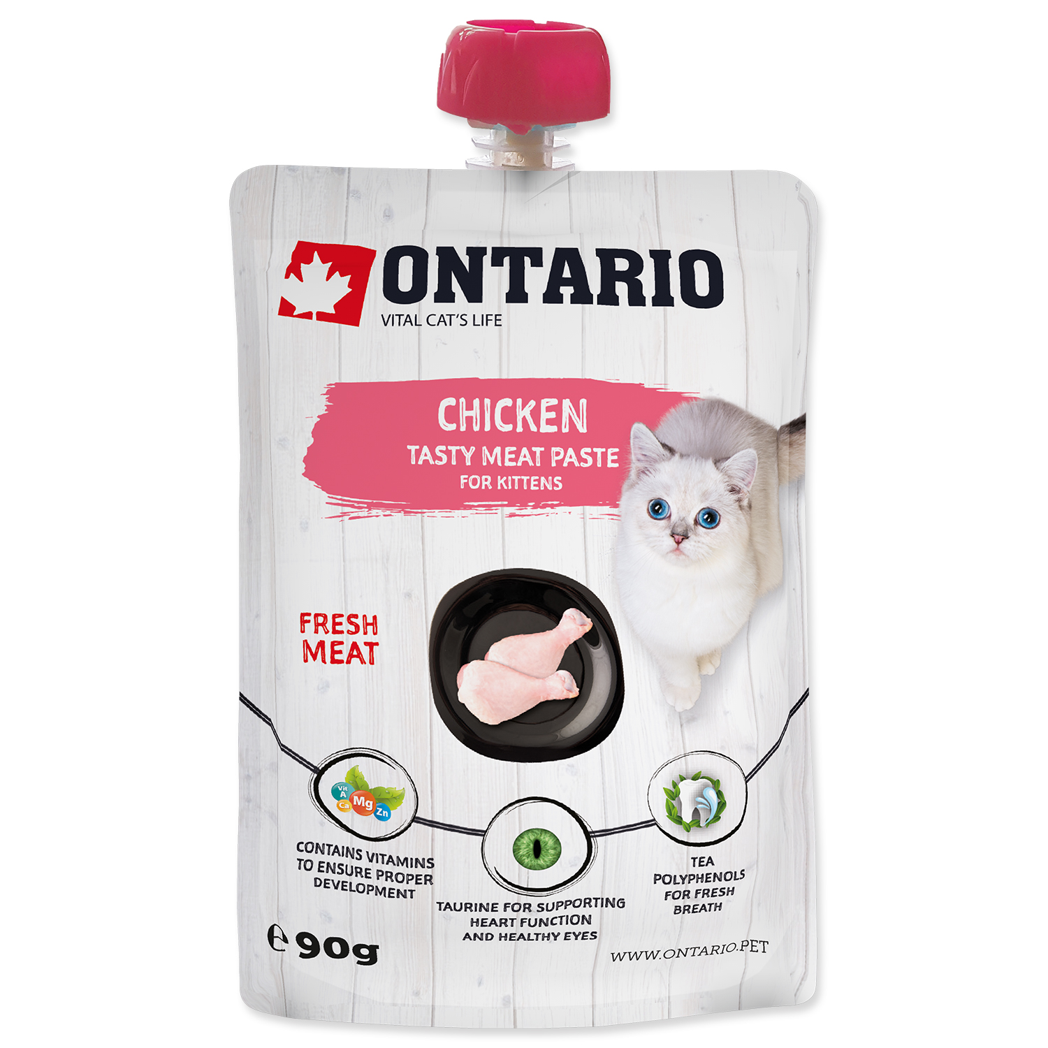 ONTARIO Kitten Chicken Fresh Meat Paste 90 g