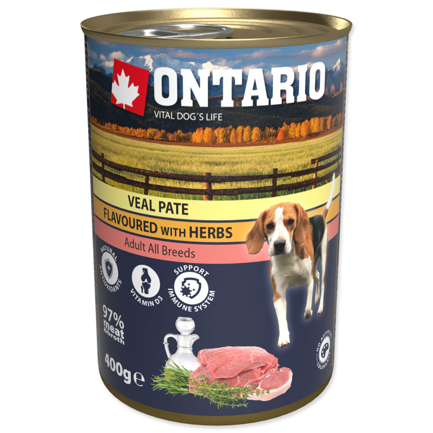 Ontario Veal Pate Flavoured with Herbs 400 g