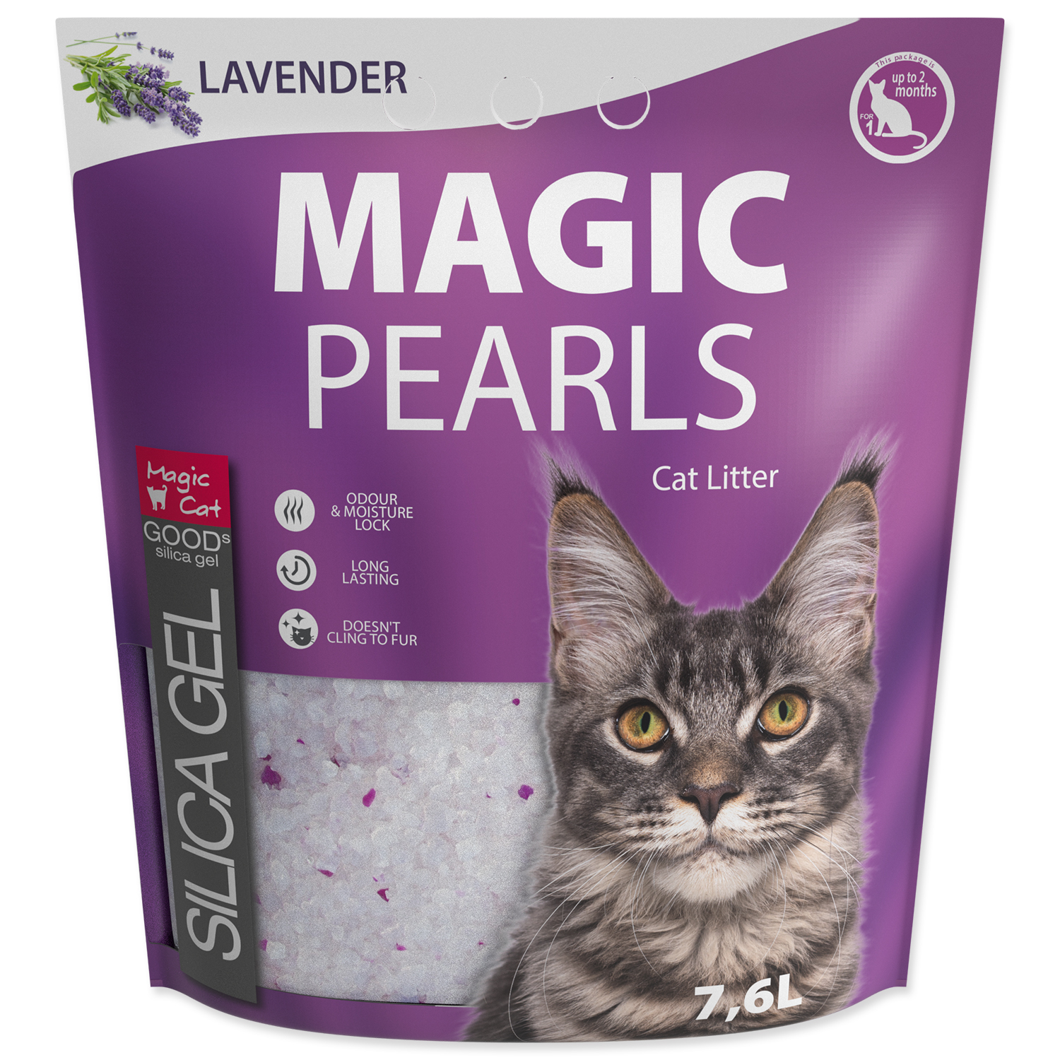 Magic Cat Kočkolit MAGIC PEARLS Lavender 7,6 l