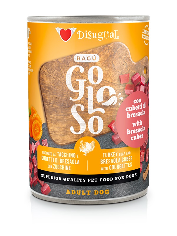 Disugual Dog Gurmánské krůtí Ragú s kostky bresaoly a cukety 400g