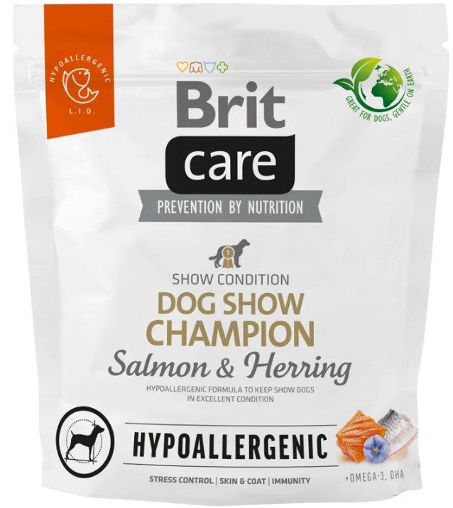 Brit Care Dog Hypoallergenic Dog Show Champion 1kg