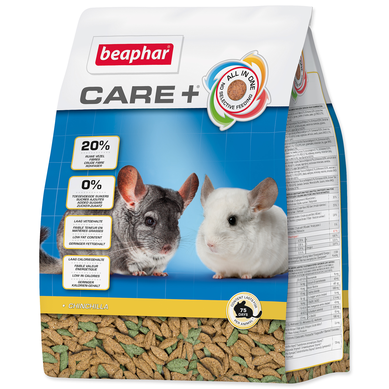 BEAPHAR CARE+ činčila 1,5 kg