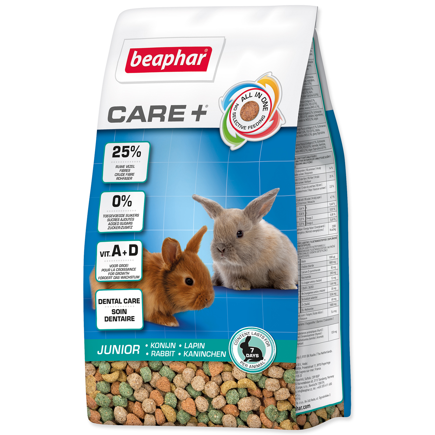 BEAPHAR CARE+ Junior králík 250 g