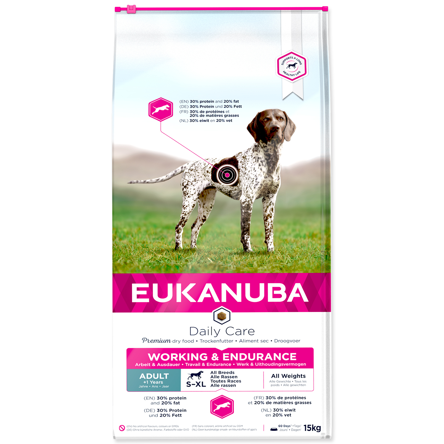 EUKANUBA Daily Care Adult Working & Endurance 15 kg