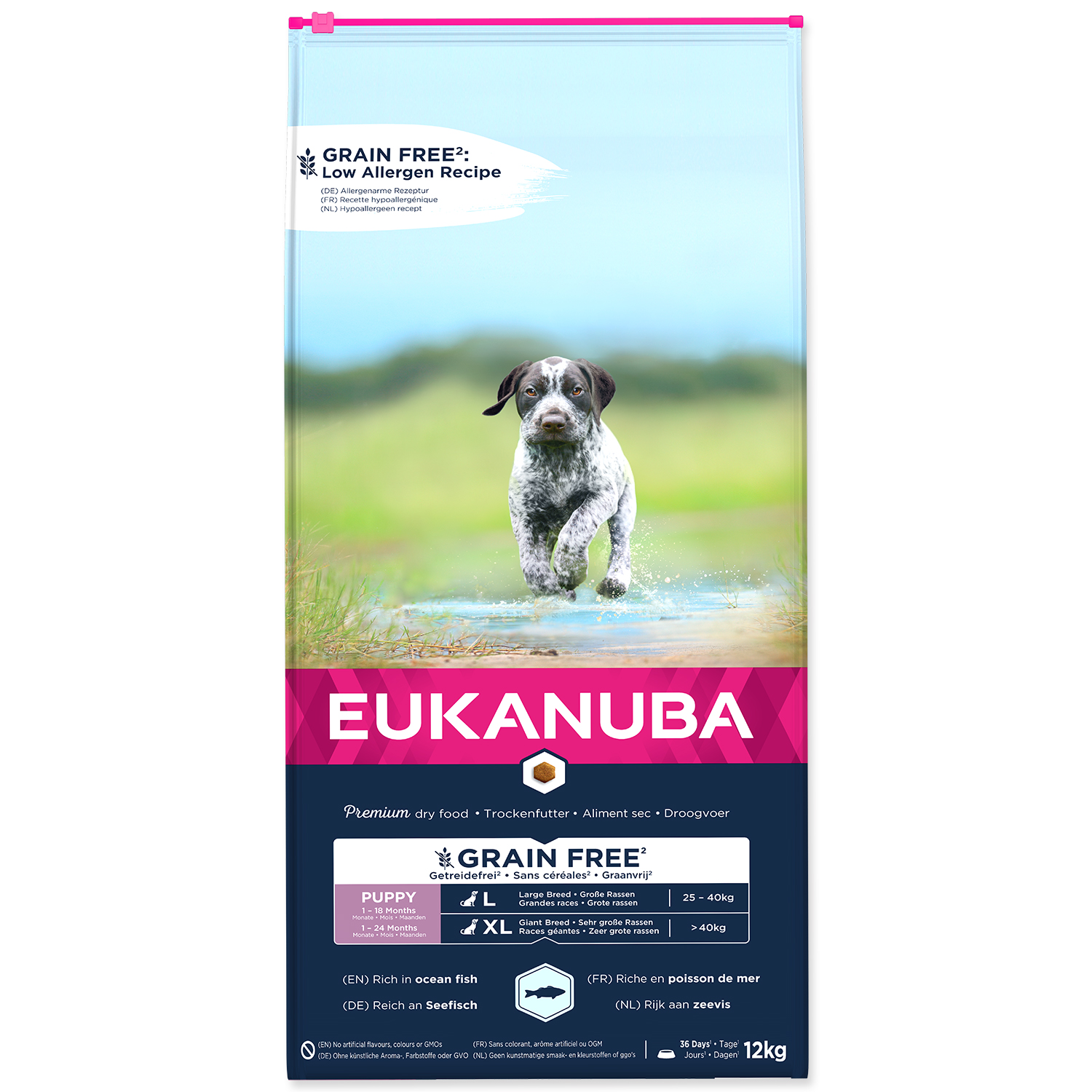 EUKANUBA Puppy & Junior Large & Giant Breed Grain Free Ocean Fish 12 kg