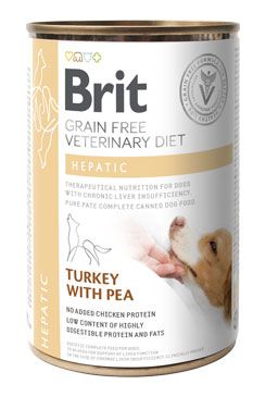 Brit Veterinary Brit VD Dog GF konz. Hepatic 400g