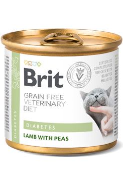 Brit Veterinary Brit VD Cat GF konz. Diabetes 200g