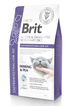 Brit Veterinary Brit VD Cat GF Gastrointestinal-Low fat 5kg