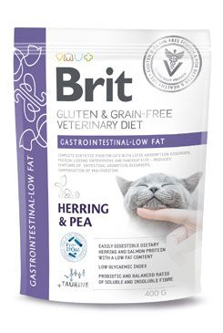 Brit Veterinary Brit VD Cat GF Gastrointestinal-Low fat 400g