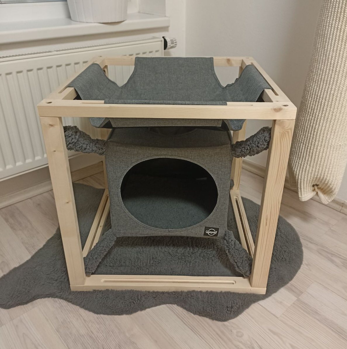 Odpočívadlo Quapas! Catcube L olivová