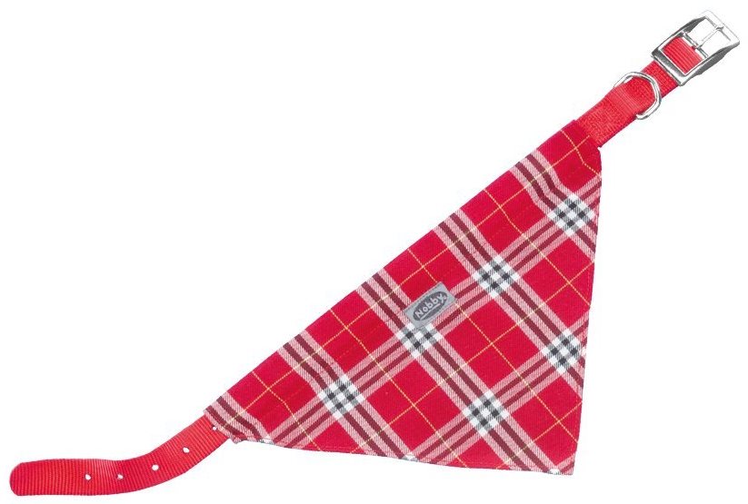 Nobby Scarf obojek se šátkem červená 42cm