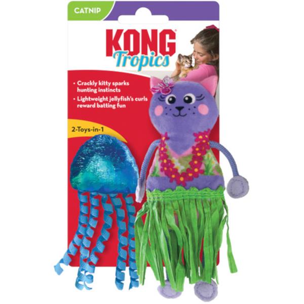 Hračka cat Tropics hula KONG
