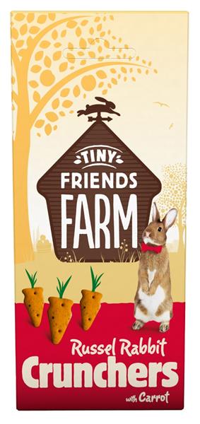 Tiny Friends FARM Supreme Tiny FARM Snack Russel Crunchers - králík 120 g