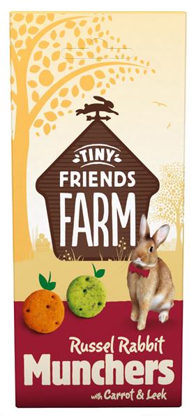 Tiny Friends FARM Supreme Tiny FARM Snack Russel Munchers - králík 120 g