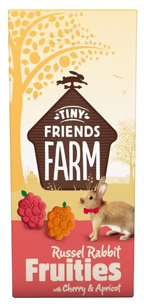 Tiny Friends FARM Supreme Tiny FARM Snack Russel Fruitees - králík 120 g