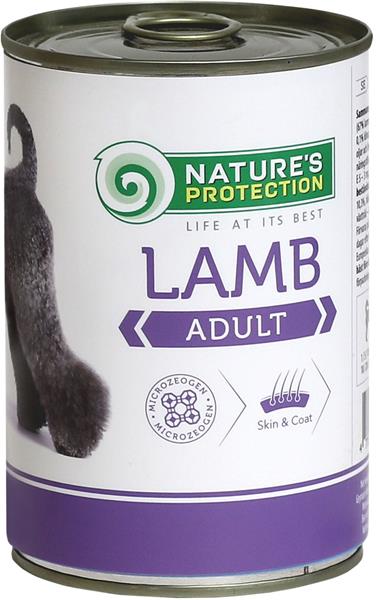 Nature's Protection Dog Adult jehně konzerva 400g