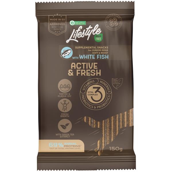 Nature's Protection LifeStyle Nature's Protection LS GF White fish Active & Fresh 150g
