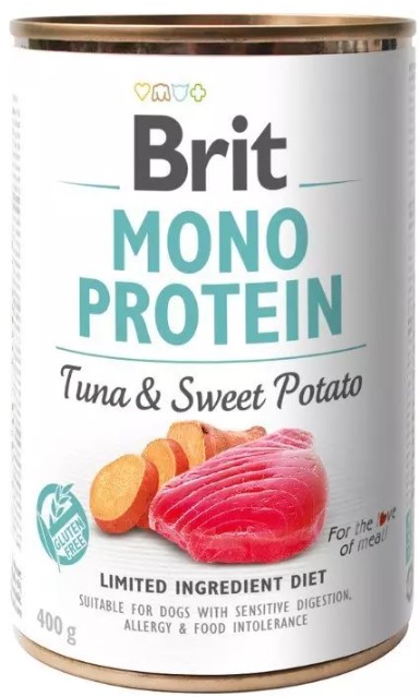 Brit Mono Protein Tuna & Sweet Potato 6x400g