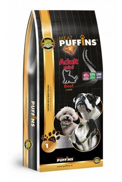 Puffins, s.r.o. Puffins Dog Adult Mini Beef 1kg