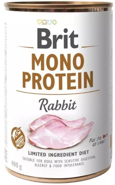 Levně Brit Care Brit Dog Mono Protein Rabbit konzerva králík 400g